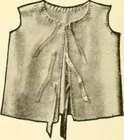 An illustration from The new dressmaker; with complete and fully illustrated instructions on every point connected with sewing, dressmaking and tailoring, from the actual stitches to the cutting, making, altering, mending, and cleaning of clothes for ladies, misses, girls, children, infants, men and boys (1921)