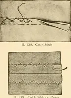 An illustration from The new dressmaker; with complete and fully illustrated instructions on every point connected with sewing, dressmaking and tailoring, from the actual stitches to the cutting, making, altering, mending, and cleaning of clothes for ladies, misses, girls, children, infants, men and boys (1921)