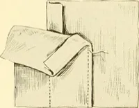 An illustration from The new dressmaker; with complete and fully illustrated instructions on every point connected with sewing, dressmaking and tailoring, from the actual stitches to the cutting, making, altering, mending, and cleaning of clothes for ladies, misses, girls, children, infants, men and boys (1921)