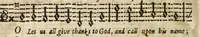 An illustration from A new and easie method to learn to sing by book : whereby one (who hath a good voice and ear) may, without other help, learn to sing true by notes : design'd chiefly for, and applied to, the promoting of psalmody; and furnished with variety of psalm tunes in parts, with directions for that kind of singing .. (1686)