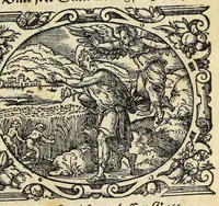 An illustration from Newe Biblische Figuren (1579)