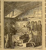 Picture 1 of 27 from New England anti-Masonic almanac for the year of Our Lord 1832 (1831), leaf 6