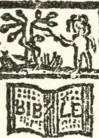 Picture 16 of 44 from The New-England primer; a history of its origin and development; with a reprint of the unique copy of the earliest known edition and many facsimile illustrations and reproductions (1897), leaf 110