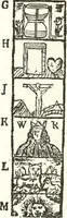 Picture 30 of 44 from The New-England primer; a history of its origin and development; with a reprint of the unique copy of the earliest known edition and many facsimile illustrations and reproductions (1897), leaf 206