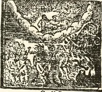 An illustration from The New-England primer; a history of its origin and development; with a reprint of the unique copy of the earliest known edition and many facsimile illustrations and reproductions (1897)