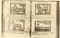 An illustration from The New-England primer; a history of its origin and development; with a reprint of the unique copy of the earliest known edition and many facsimile illustrations and reproductions (1897)