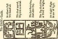 An illustration from The New-England primer; a history of its origin and development; with a reprint of the unique copy of the earliest known edition and many facsimile illustrations and reproductions (1897)