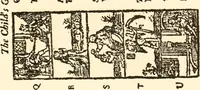 An illustration from The New-England primer; a history of its origin and development; with a reprint of the unique copy of the earliest known edition and many facsimile illustrations and reproductions (1897)