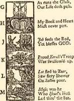 An illustration from The New-England primer; a history of its origin and development; with a reprint of the unique copy of the earliest known edition and many facsimile illustrations and reproductions (1897)