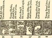 An illustration from The New-England primer; a history of its origin and development; with a reprint of the unique copy of the earliest known edition and many facsimile illustrations and reproductions (1897)