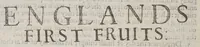 An illustration from New Englands first fruits : in respect, first of the conversion of some, conviction of divers, preparation of sundry of the Indians. 2. Of the progresse of learning, in the colledge at Cambridge in Massacusets [sic] Bay. With divers other speciall matters concerning that countrey. Published by the instant request of sundry friends, who desire to be satisfied in these points by many New-England men who are here present, and were eye or eare-witnesses of the same (1643)