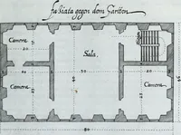 Picture 23 of 39 from Newes itinerarium Italiae : in welchem der Reisende nicht allein gründtlichen Bericht, durch die herzlichste namhaffteste Örter Italiae sein Reiss wol zubestellen, sonder es wirdt jhme auch gantz eygentlich beschriben, was allda als in einem Lustgarten di Europe ... an Sitten vnd Gewonheiten, im Geistlichen vnd Politischen, an mechanischen Wercken zu Land vnd zu Wasser, vnd also an Gebäwen ... denckwürdig zu sehen : alles ... an Tag gegeben ... (1627), leaf 263