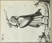 Picture 25 of 39 from Newes itinerarium Italiae : in welchem der Reisende nicht allein gründtlichen Bericht, durch die herzlichste namhaffteste Örter Italiae sein Reiss wol zubestellen, sonder es wirdt jhme auch gantz eygentlich beschriben, was allda als in einem Lustgarten di Europe ... an Sitten vnd Gewonheiten, im Geistlichen vnd Politischen, an mechanischen Wercken zu Land vnd zu Wasser, vnd also an Gebäwen ... denckwürdig zu sehen : alles ... an Tag gegeben ... (1627), leaf 280