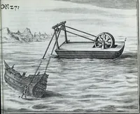 Picture 26 of 39 from Newes itinerarium Italiae : in welchem der Reisende nicht allein gründtlichen Bericht, durch die herzlichste namhaffteste Örter Italiae sein Reiss wol zubestellen, sonder es wirdt jhme auch gantz eygentlich beschriben, was allda als in einem Lustgarten di Europe ... an Sitten vnd Gewonheiten, im Geistlichen vnd Politischen, an mechanischen Wercken zu Land vnd zu Wasser, vnd also an Gebäwen ... denckwürdig zu sehen : alles ... an Tag gegeben ... (1627), leaf 287