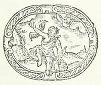 An illustration from Newes ovt of the coast of Spaine. The true report of the honourable seruice for England, perfourmed by Sir Fravncis Drake in the moneths of Aprill and May last past, 1587. vpon Cales, and also since that in the Cape S. Vincent and Cape Saker: discoursed at large with euerie seuerall exploit of their fortunate successe, according to their owne letters, which likewise is confirmed by those that came from thence (1587)
