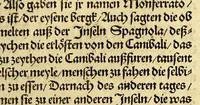 An illustration from Newe vnbekanthe Landte und ein newe Weldte in kurtz verganger Zeythe erfunden (1508)