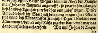 An illustration from Newe Welt. : Warhafftige Anzeigung der Hispanier grewlichen, abschewlichen vnd vnmenschlichen Tyranney, von jhnen inn den indianischen Ländern, so gegen Nidergang der Sonnen gelegen, vnd die Newe Welt genennet wird, begangen. (1597)