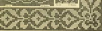 An illustration from The new filet crochet book; original designs which may be used also for cross-stitch and beadwork, with patterns represented in a new way (1912)