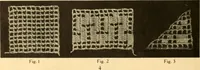 An illustration from The new filet crochet book; original designs which may be used also for cross-stitch and beadwork, with patterns represented in a new way (1912)