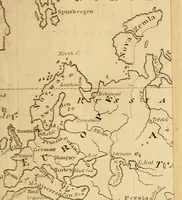 An illustration from A new geographical, historical, and commercial grammar : and present state of the several kingdoms of the world ... : to which are added, 1. a geographical index, with the names of places alphabetically arranged. 2. A chronological table of remarkable events from the creation to the present time. 3. A list of men of learning and science (1815)