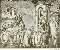 An illustration from A new history of painting in Italy : from the II to the XVI century (1908)