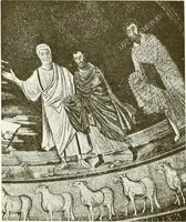 An illustration from A new history of painting in Italy : from the II to the XVI century (1908)