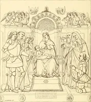 An illustration from A new history of painting in Italy, from the second to the sixteenth century (1864)