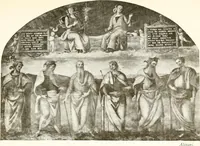 An illustration from A new history of painting in Italy : from the II to the XVI century (1908)