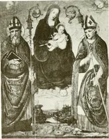 An illustration from A new history of painting in Italy : from the II to the XVI century (1908)