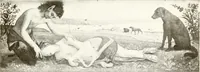 An illustration from A new history of painting in Italy : from the II to the XVI century (1908)