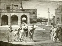 An illustration from A new history of painting in Italy : from the II to the XVI century (1908)