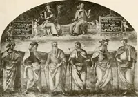 An illustration from A new history of painting in Italy, from the II to the XVI century; (1908)