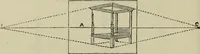 An illustration from A new manual of perspective: containing remarks on the theory of the art, and its practical application in the procudtion of drawings ... Illustrated by numerous engravings (1849)