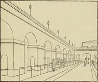 An illustration from A new manual of perspective: containing remarks on the theory of the art, and its practical application in the procudtion of drawings ... Illustrated by numerous engravings (1849)