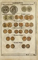 Picture 10 of 35 from New Müntz Buech : darinnen allerley gross vunnd kleine, silberne vnd guldene Sorten, vmb wichtiger Vrsach willen also fürgestelt werden, vnd erstlich der Römischen Kayserlichen vnd Königlichen Mayestat ... : darneben auch bäpstlicher Heiligkeit vnd der König in Hispanien, Portugal ... : dann auch der Italianischen Fürsten .. (1604), leaf 57