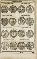 An illustration from New Müntz Buech : darinnen allerley gross vunnd kleine, silberne vnd guldene Sorten, vmb wichtiger Vrsach willen also fürgestelt werden, vnd erstlich der Römischen Kayserlichen vnd Königlichen Mayestat ... : darneben auch bäpstlicher Heiligkeit vnd der König in Hispanien, Portugal ... : dann auch der Italianischen Fürsten .. (1604)