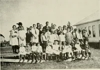 An illustration from The new and old immigrant on the land; a study of Americanization and the rural church (1922)