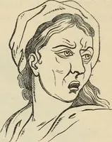 An illustration from New Physiognomy : or signs of character, as manifested through temperament and external forms, and especially in the "the human face divine." (1889)