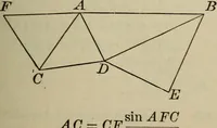 An illustration from New plane and spherical trigonometry, surveying, and navigation (1903)