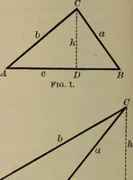 An illustration from New plane and spherical trigonometry, surveying, and navigation (1903)