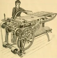 An illustration from The Newspaper man (1893)