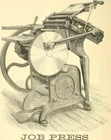 An illustration from The Newspaper man (1893)