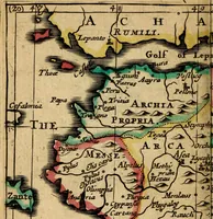 Picture 57 of 65 from A new systeme of geography : designed in a most plain and easie method, for the better understanding of that science : accommodated with new maps, of all the empires, kingdoms, principalities, dukedoms, provinces and countries in the whole world : with geographical tables, explaining the divisions in each map (1694), leaf 269