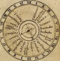 An illustration from A new systeme of geography : designed in a most plain and easie method, for the better understanding of that science : accommodated with new maps, of all the empires, kingdoms, principalities, dukedoms, provinces and countries in the whole world : with geographical tables, explaining the divisions in each map (1694)