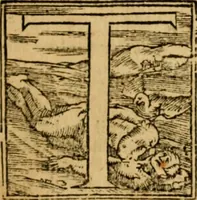 An illustration from The New Testament of Iesus Christ : faithfully translated into English, out of the authentical Latin, diligently conferred with the Greek, & other editions in divers languages : with arguments of books and chapters : annotations, and other helps ... (1633)