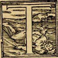 An illustration from The New Testament of Iesus Christ : faithfully translated into English, out of the authentical Latin, diligently conferred with the Greek, & other editions in divers languages : with arguments of books and chapters : annotations, and other helps ... (1633)