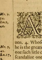 An illustration from The New Testament of Iesus Christ : faithfully translated into English, out of the authentical Latin, diligently conferred with the Greek, & other editions in divers languages : with arguments of books and chapters : annotations, and other helps ... (1633)