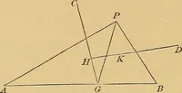 An illustration from Newton's principia, first book sections I, II, III, with notes and illustrations and a collection of problems, principally intended as examples of Newton's methods (1900)
