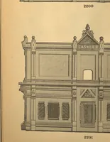 An illustration from New universal moulding book, containing latest styles of mouldings and architectural designs of exterior and interior finish ... rails, balusters and newel posts; architraves; front, interior and store doors .. (1891)