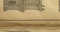 An illustration from New universal moulding book, containing latest styles of mouldings and architectural designs of exterior and interior finish ... rails, balusters and newel posts; architraves; front, interior and store doors .. (1891)